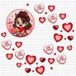 PM F Love UV Lid Decal