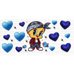 Birdy Love 02 Sublimation Libbey Wrap 16oz