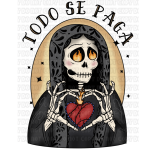 Todo Se Paga Heat Transfer Print