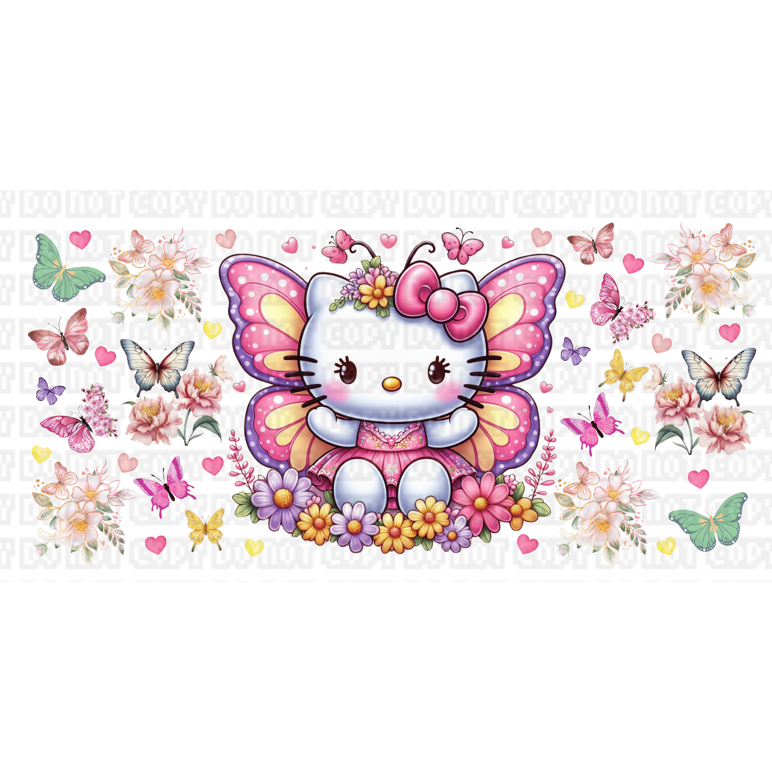 $15 LIBBEY CUP WITH UVDTF WRAP - 2024-01-11T233309.187 Butterfly 004 Libbey Wrap - Image 1