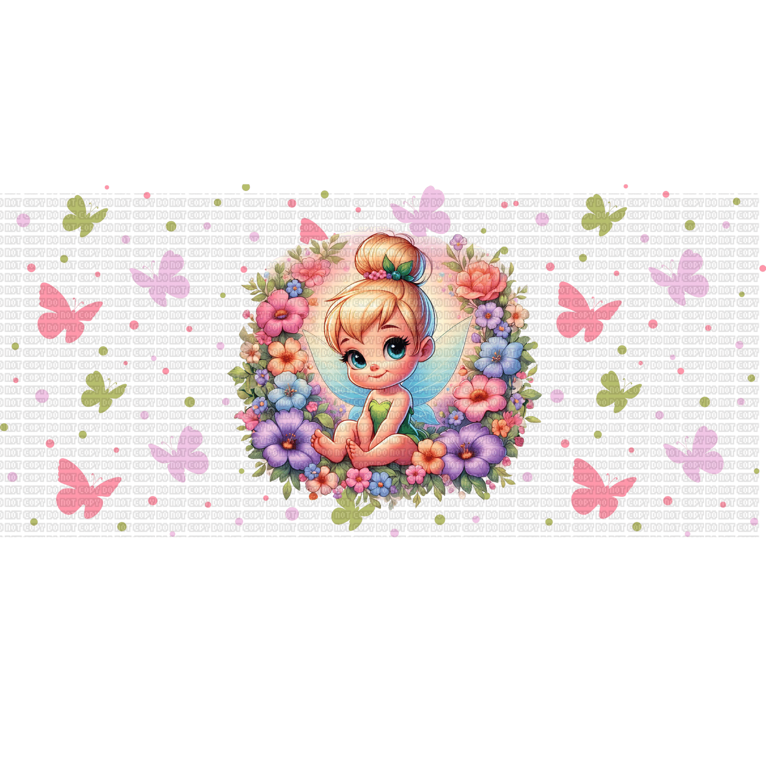 $15 LIBBEY CUP WITH UVDTF WRAP - 2024-01-13T140550.575 Baby Forest Girl Libbey Wrap - Image 1