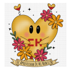 Corazon Chapulin Heat Transfer Print