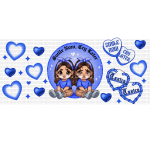 PM Smile Now Cry Later Blue Libbey Wrap Vinyl 16oz