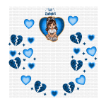 PM La Sad Girl Blue UVDTF Lid Decal