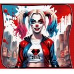 Harley Q Tumbler Wrap