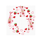 Jarritos fresa UVDTF Lid Decal