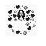 Lost In Love UVDTF Lid Decal