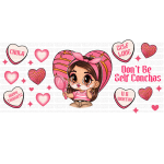 Don't Be Self Concha Libbey Wrap Vinyl 16oz