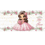 Mis Xv Anos (pink) Libbey Wrap