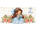 Mis Xv Años blue Sublimation Libbey Wrap 16oz