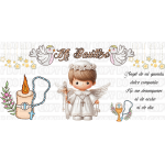 Mi Bautizo(boy) Libbey Wrap