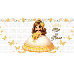 Mis Xv Anos (yellow) Libbey Wrap