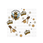 Abeja Reina UVDTF Lid Decal