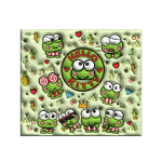 Inflated Frog  Tumbler Wrap