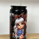 Los Toxicos 02 Black Cup with UVDTF