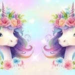 Unicorn Rainbow Sublimation Mug Wrap