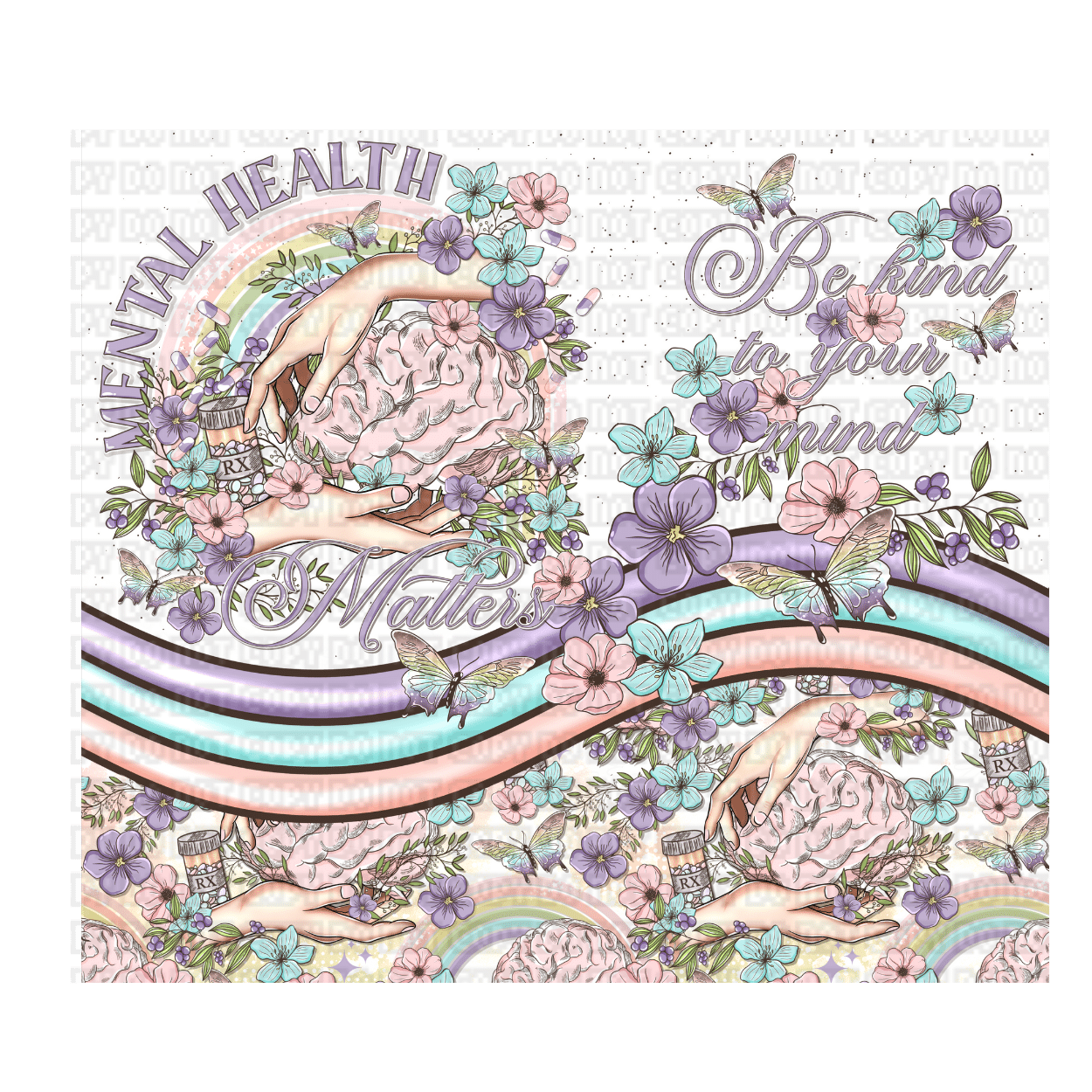 Untitled design - 2024-02-05T191909.263 Mental Health 03 Tumbler Wrap - Image 1