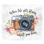When Life Gets Blurry Tumbler Wrap