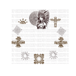 Aztec UVDTF Lid Decal