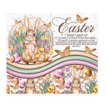 Easter Bunny Tumbler Wrap
