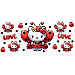 LadyBug 001 Sublimation Libbey Wrap 16oz
