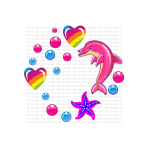 Colorful Mermaid UVDTF Lid Decal