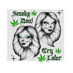 Smoke Now Cry Later Heat Transfer Print