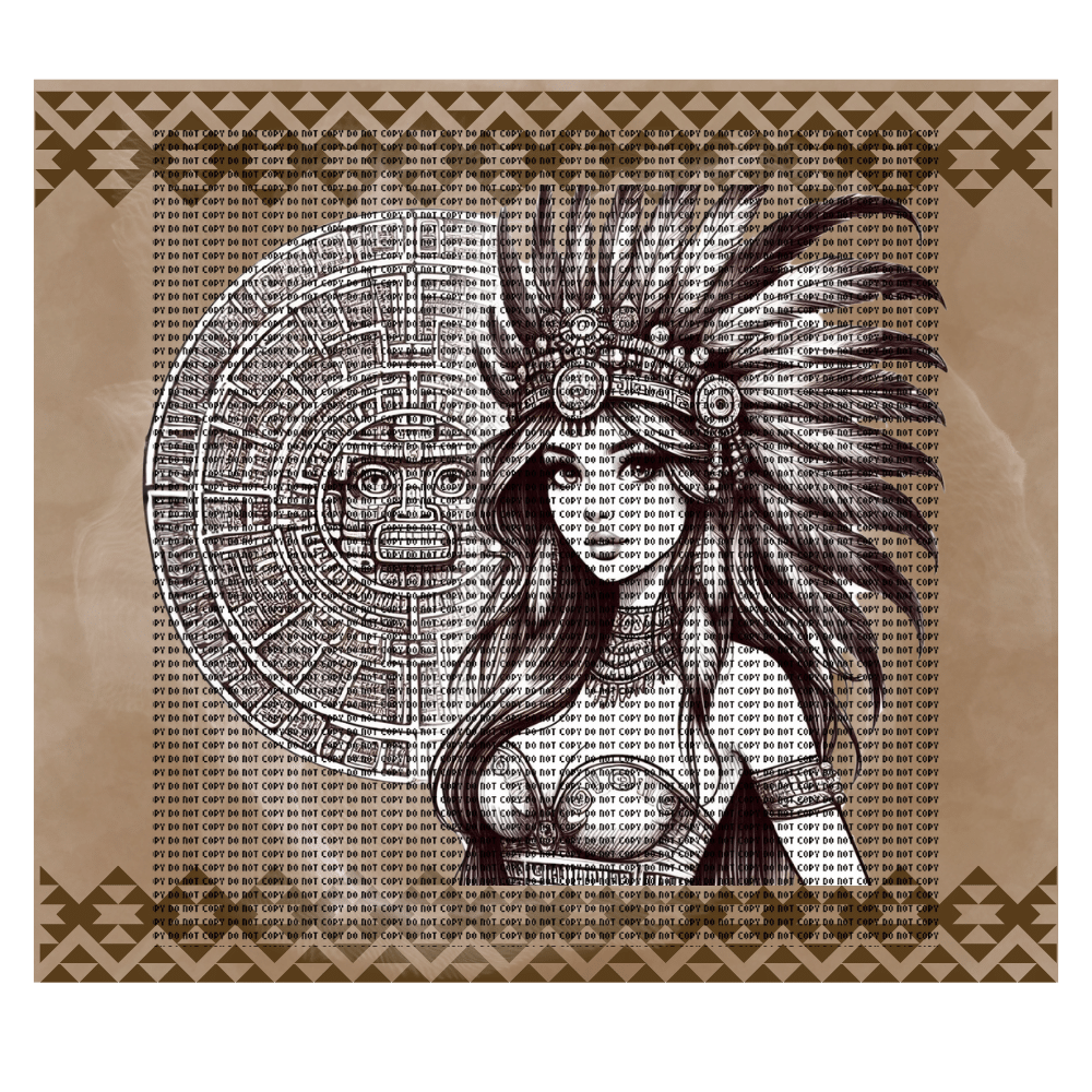 Untitled design - 2024-02-21T234529.722 Azteca Tumbler Wrap - Image 1