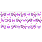 Skull Bows Sublimation Libbey Wrap 16oz