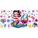 colorful betty mermaid