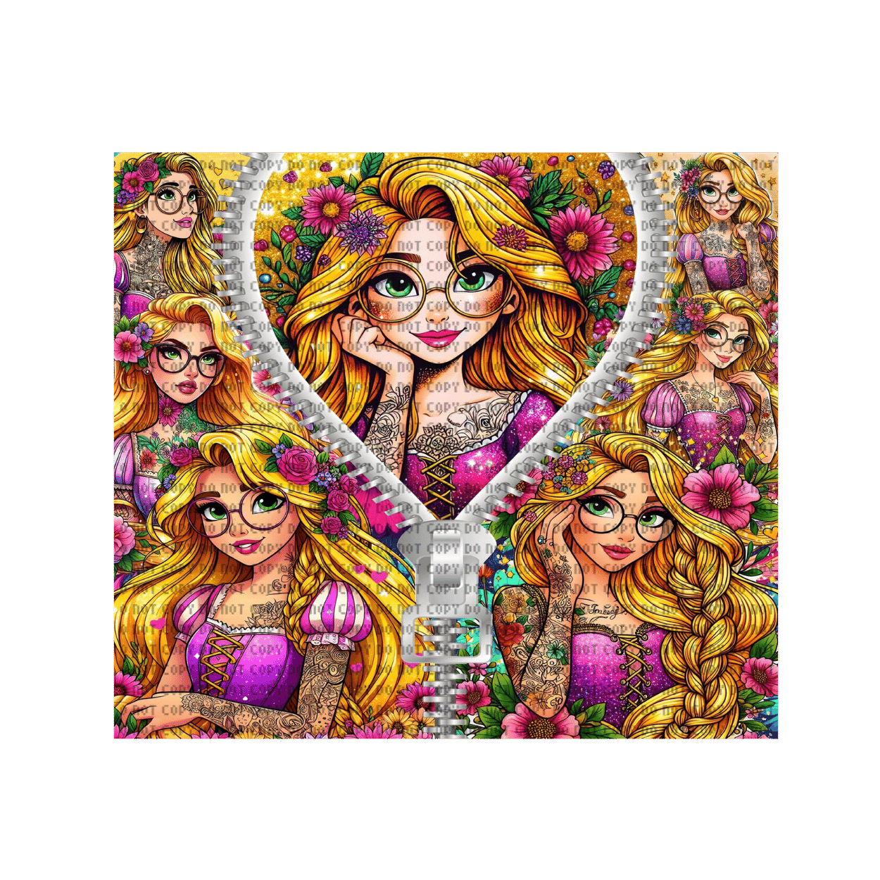 Untitled design - 2024-03-02T213051.172 Zipper PR Tumbler Wrap - Image 1