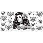 Lowrider Girl 04 Sublimation Libbey Wrap 16oz