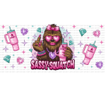 Sassy Squatch Sublimation Libbey Wrap 16oz