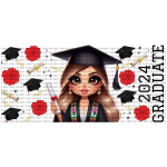 2024 Girl 2 Graduate Sublimation Libbey Wrap 16oz