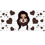 Chicana Clown2 Libbey Wrap