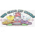 You CrocMy World Sublimation Libbey Wrap 16oz