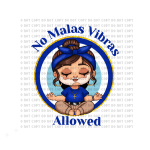 Evil Eye Chicana Heat Transfer Print