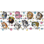 Blue Friends Ice Cream Libbey Wrap