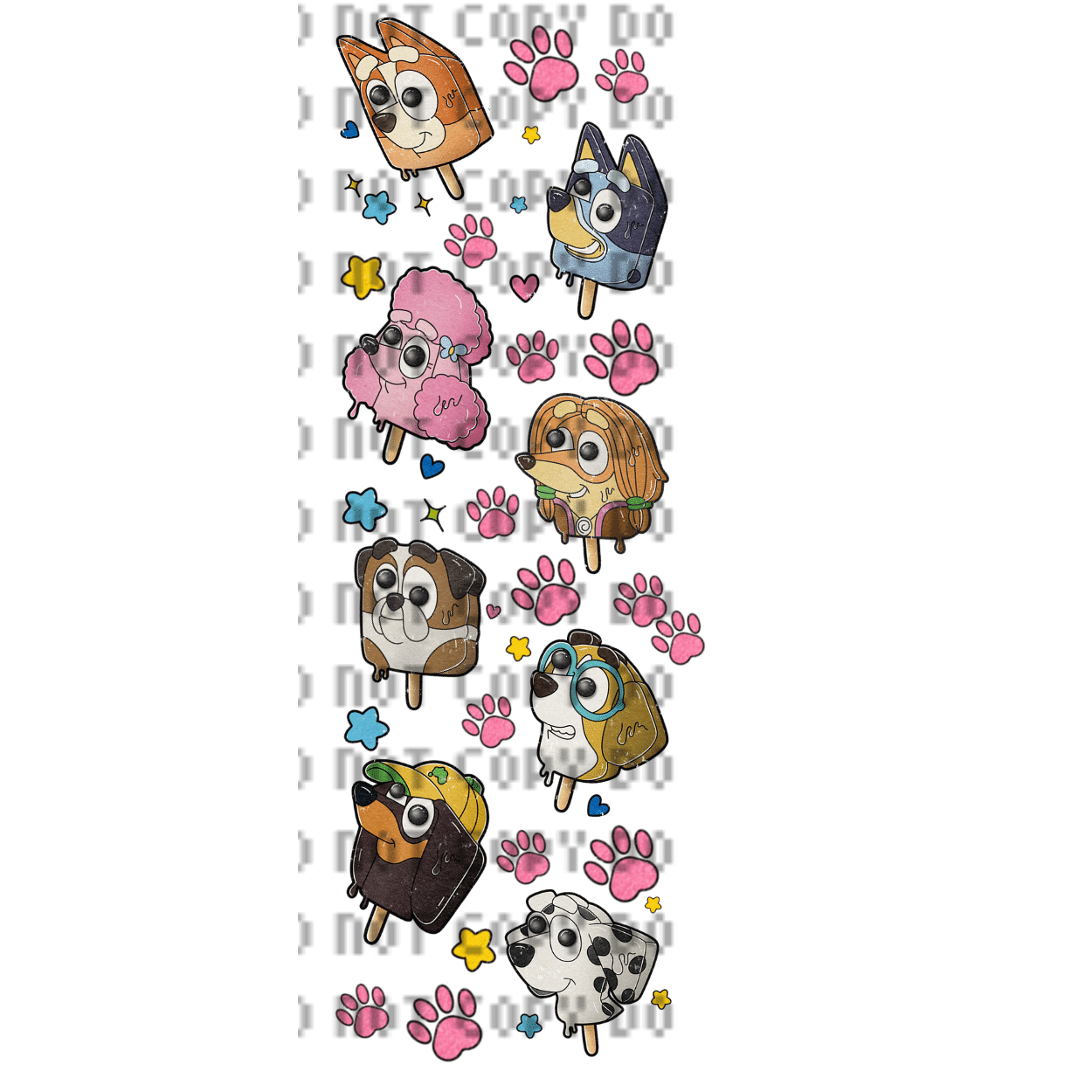 graduation 005 libbey - 2024-04-13T234511.028 Blue Friends Pen Wrap UVDTF - Image 1