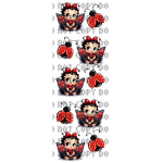 Lady Bug B Pen Wrap UVDTF