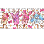 Kawaii Popsicles Libbey Wrap