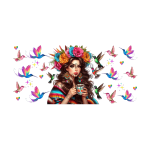 Hummingbird Cafecito 1 Mug Wrap