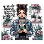 I Like Plants Tumbler Wrap