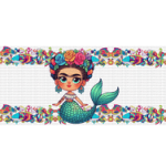 Frida Uvdtf Sirenita Libbey Wrap 16oz