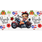 Puerto Rico Biker Babe Libbey Wrap
