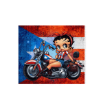 Puerto Rico Biker Tumbler Wrap