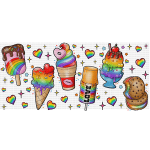 Pride Ice Cream Libbey Wrap