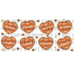 Latina Heart De Barro Libbey Wrap