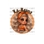 La Leona Heat Transfer Print