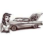 Lowrider Girl 6 Libbey Wrap
